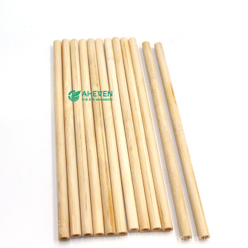 Healthy Wholesale Reusable Eco-friendly Recycle Natural Biodegradable Bamboo Straw Peeled
